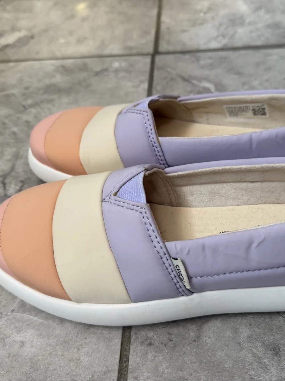 TOMS Women's Alpargata Mallow Puff shoes in a Lavender 7